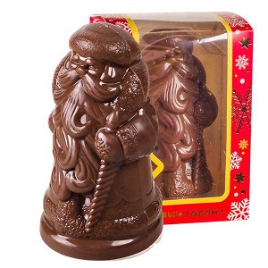 БЕЗ БРЕНДА Изделие из кондитерской глазури &#039;Дед мороз&#039; в коробке 100 г 1/12