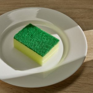 VETTA Набор губок для мытья посуды "Эконом" 5+2 шт, 9х6х3,5см
