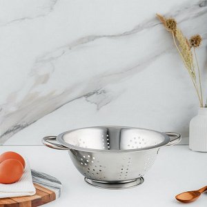 VETTA Дуршлаг на ножке "Классика", нерж.сталь, 22см