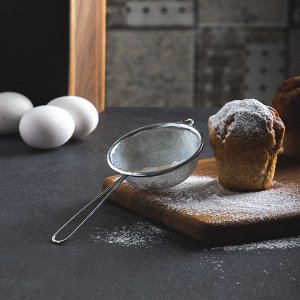 Сито с ободом и ручкой 9см