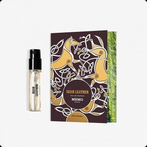 MEMO PARIS IRISH LEATHER unisex edp 1.5 ml vial м(н) парфюмерная вода  унисекс