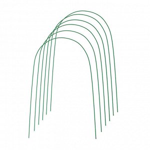 Дуги для парника, металл в кембрике 4 м, d = 10 мм, набор 6 шт.