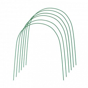 Дуги для парника, металл в кембрике 3 м, d=10 мм, набор 6 шт., Greengo