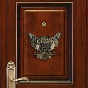 Дверной молоток "Оберегаю дом", 15 х 12,9 см