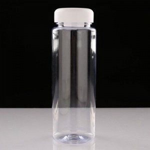 Бутылка для воды 500 мл питьевая, микс, 6х19 см