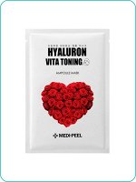 Medi Peel Hyaluron Vita Toning Ampoule Mask Тонизирующая тканевая маска 30мл.