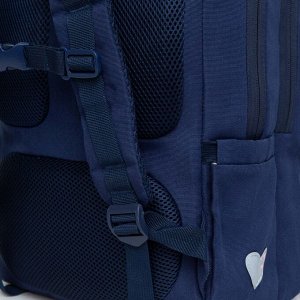 Рюкзак школьный с карманом для ноутбука 13", двумя отделениями, анатомической спинкой, для девочки