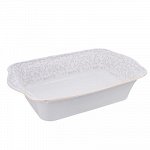 MILLIMI Тайна Форма для запекания и многослойных салатов 28x17,5x6см, костяной фарфор