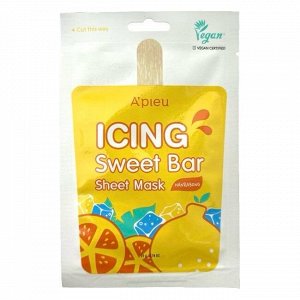 Тканевые маски-мороженое "МАНДАРИН" A'Pieu Icing Sweet Bar Sheet Mask, шт