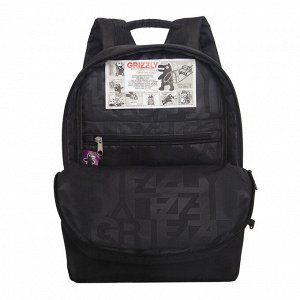 Стильный городской рюкзак Grizzly с отделением для ноутбука 13", женский