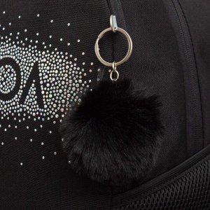 Рюкзак школьный GRIZZLY с карманом для ноутбука 13", жесткой спинкой, двумя отделениями, для девочки