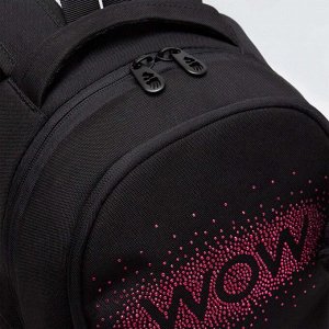 Рюкзак школьный GRIZZLY с карманом для ноутбука 13", жесткой спинкой, двумя отделениями, для девочки