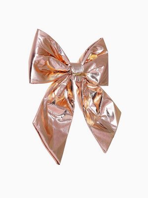 Ёлочная игрушка «Зимнее волшебство. Бант» текстиль, 24x26 см, золото