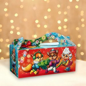 Подарочная новогодняя коробка «Снегурочка»23x10x10 см