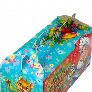 Подарочная новогодняя коробка «Снегурочка»23x10x10 см