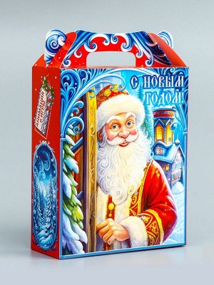 Подарочная новогодняя коробка «Радости», 17x6.8x20.8 см