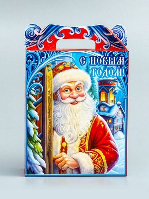 Подарочная новогодняя коробка «Радости», 17x6.8x20.8 см