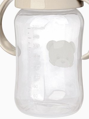 Поильник - непроливайка Baby Bear с силиконовым носиком, 270 мл., бежевый Mum&amp;Baby