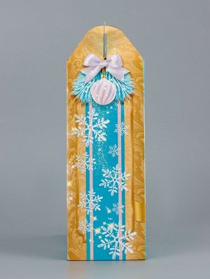 Подарочная коробка новогодняя «Светлый праздник», 17x7x25.5 см