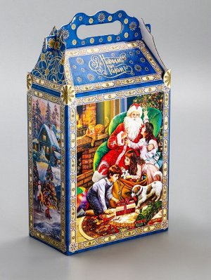 Подарочная новогодняя коробка «Атмосфера», для сладких подарков, 17.8x10x32.5 см
