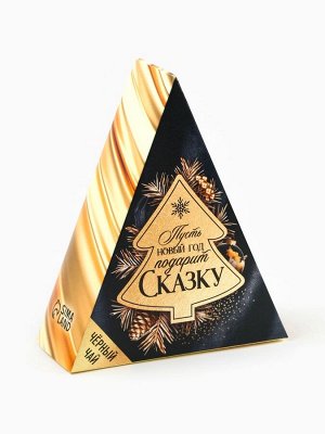 Чай чёрный «Новый год подарит сказку», в коробке-ёлке, 100 г