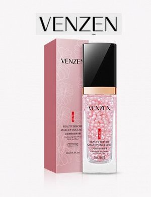 База эмульсия для макияжа venzen beauty emulsion anti-whinkle жемчужное сияние против морщин 30 g