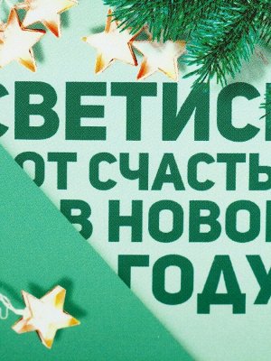 Ланч - бокс новогодний «Светись от счастья в новом году», 150 мл