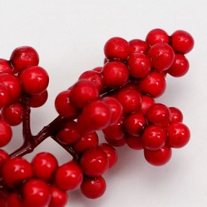 Ягоды для декора красные, 12x6x3 см
