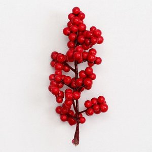 Ягоды для декора красные, 12x6x3 см