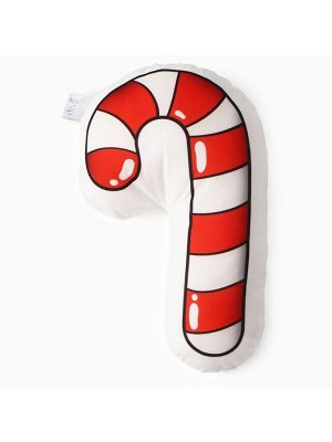 Подушка Этель «Candy cane» 28x36 см, 100 п/э, велюр