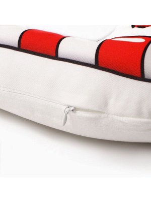 Подушка Этель «Candy cane» 28x36 см, 100 п/э, велюр