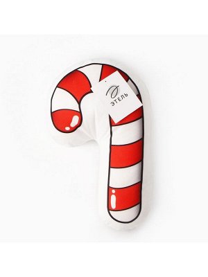 Подушка Этель «Candy cane» 28x36 см, 100 п/э, велюр