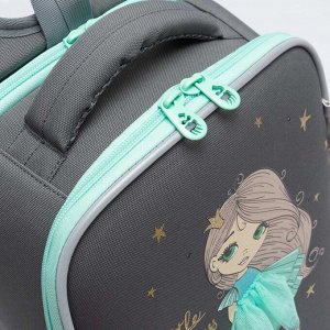 Новый ранец GRIZZLY с двумя отделениями, для девочек