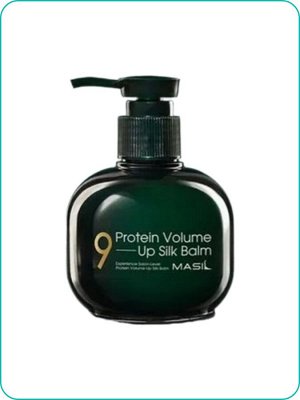 Masil 9 Protein Volume Up Silk Balm, Несмываемый бальзам для увеличения объема 180 мл Ю. Корея