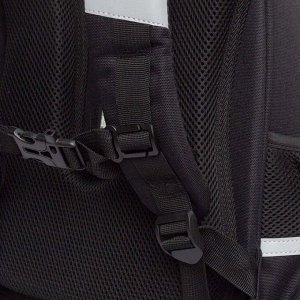Ранец школьный формованный GRIZZLY с анатомической спинкой на ножках, для мальчика