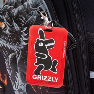 Ранец школьный формованный GRIZZLY с анатомической спинкой на ножках, для мальчика