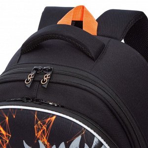 Ранец школьный формованный GRIZZLY с анатомической спинкой на ножках, для мальчика