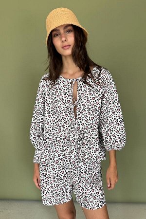 Костюм женский  SET070/07/Белый, розовый