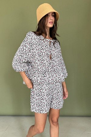 Костюм женский  SET070/07/Белый, розовый