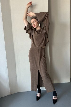 Юбка  WOOL082/01/Коричневый