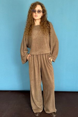 Брюки  WOOL042/04/Коричневый