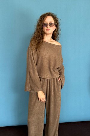 Брюки  WOOL042/04/Коричневый