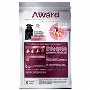 Сухой корм AWARD SPECIAL CARE Weight Control для взрослых собак всех пород для контроля веса со свежим мясом индейки 2кг