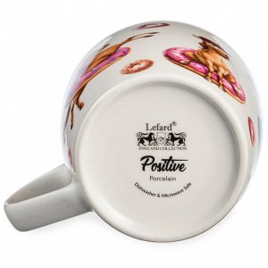 Lefard Ponycake — фарфоровый набор: кружка 360 мл и салатник 500 мл с пони и пончиками