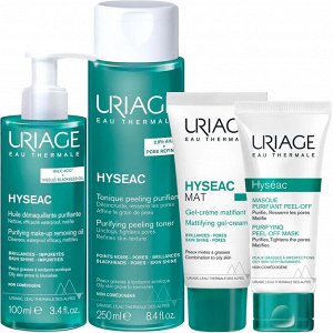 Урьяж Программа Hyseac комплексный уход: масло 100 мл + лосьон 250 мл + гель-крем 40 мл + маска-пленка 50 мл (Uriage, Hyseac)