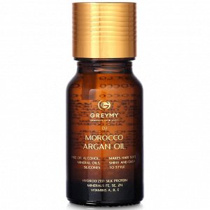 Грэми Марокканское аргановое масло для волос Morocco Argan Oil, 10 мл (Greymy, Shine)