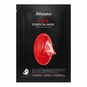 JMSolution Маска для лица тканевая c витамином А Mask V Skin Essential Vitamin A, 30 мл