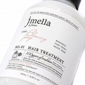 Кондиционер для волос Цветущий пион, 500 мл / Jmella In France Hair Treatment Bloomince Peony