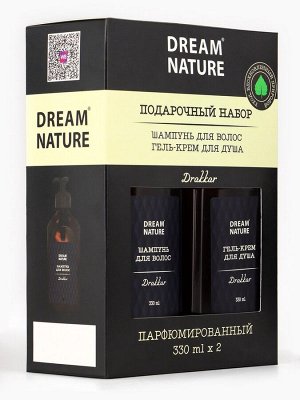 Подарочный набор женский DREAM NATURE Drakkar, шампунь и крем-гель для душа по 330 мл