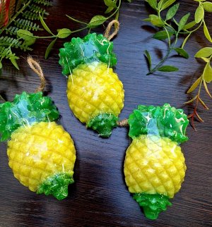 Мыло натуральное ручной работы "Ананас"/ Thailand Handemade Spa Soap Pineapple